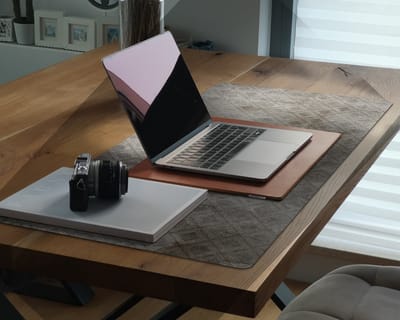 Coloray Bureau Onderlegger - Vervaagd patroon Bureaumat - 100 cm x 50 cm - Grijs Bureau Onderlegger - Onderlegger Bureau - Bureau Onderlegger Groot - Bureau Onderlegger XXL - Computer Mat