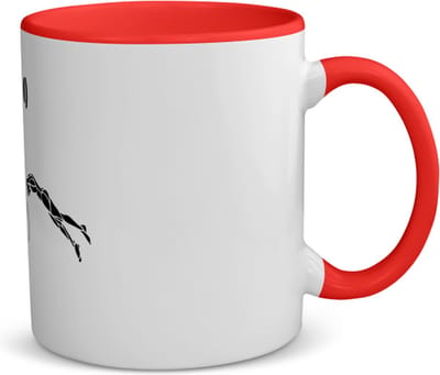 Akyol - triathlon koffiemok - theemok - rood - Sport - sporter - triathlon - 350 ML inhoud