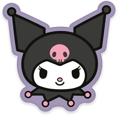 Herding Sanrio Pillow Kuromi Face 36 cm Kussens