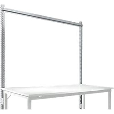 Opbouwframe, Basistafel STANDAARD werktafel-/werkbanksysteem UNIVERSAL/PROFI, 1750 mm, aluminium zilver