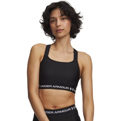 Under Armour Heatgear High Sport-bh Dames Zwart K008