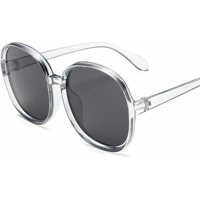Ronde Frame Zonnebril Dames Retro Bruin Zwart Oversized Dames Zonnebril Vrouwen Mode Buiten Rijden