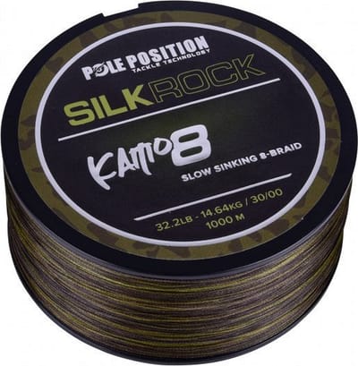 Pole Position - Silkrock - Kamo - 8 Braid - 1000m -0.26mm 6.45kg - Gevlochtenlijn