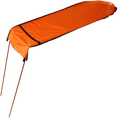 Inflatable Kayak Canopy - Kayak Sunshade - Waterproof Foldable Zonnescherm voor Boot Canoe (Oranje)