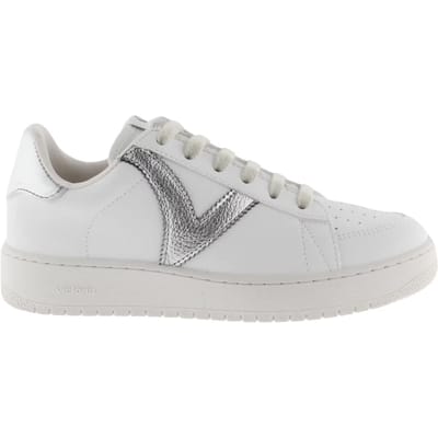 Dames sportschoenen Victoria madrid basket efecto piel & metal