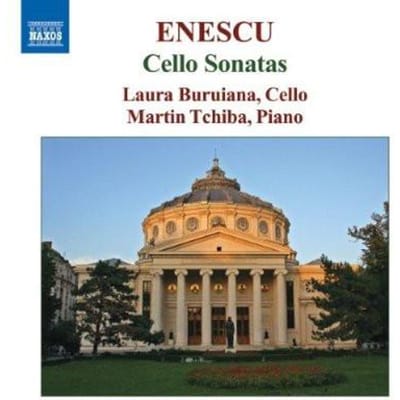 CD GEORGE ENESCU - LAURA BURUIANA, MAR - Cellosonates 8570582 Naxos 2008 Japan Klassiek Gebruikt