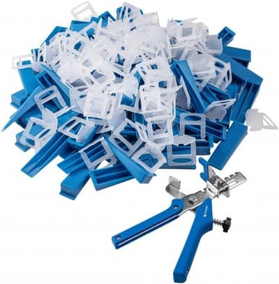Tegel Nivelleringsset - Klemmen en Wiggen - Strakke Tegelvoegen - Hoge Stabiliteit - 201 Stuks - Blauw