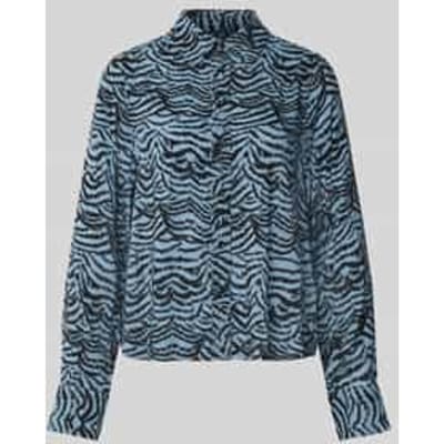 Overhemdblouse met knoopsluiting