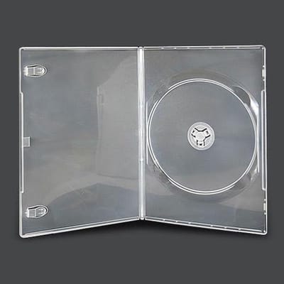 Dailygoods - Dailygoody - DVD/CD/BLU-RAY Cases - Ruimtebesparend - Duurzaam - 7mm - Set van 10 - Perfect voor archivering - Doorzichtig