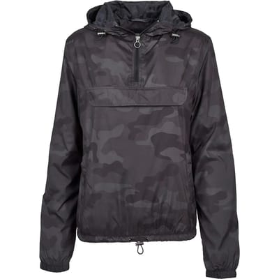 Urban Classics - Camo Pullover Jas - M - Zwart