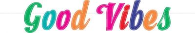 Amscan Banner Good Vibes 167 Cm Wit
