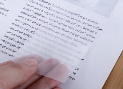 *** 2x 50 Transparant memo blaadjes - Memo blokje - Transparante sticky notes - Aantekeningen notities blad - Memoblok - rechthoekig blaadje - notitieblokje - 2 blokjes - 70x95mm van Heble® ***
