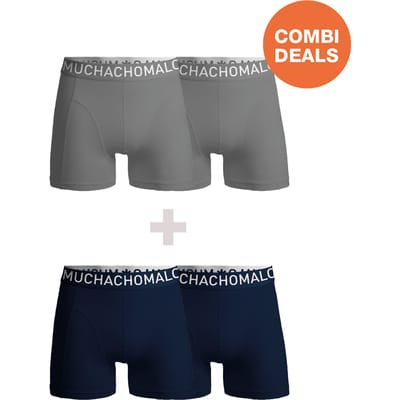 Muchachomalo Boxershort Heren – 4 Pack – Microfiber – Sport Ondergoed – Kleding – Heren Ondergoed – Sneldrogend – Onderbroeken Heren
