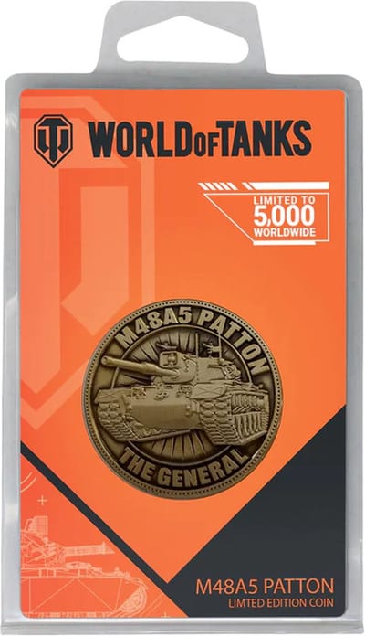 World of Tanks Limited Edition Patton Tank Verzamel Munt