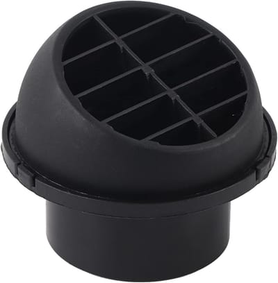 Dailygoods- Ventilatierooster 60 mm - Afneembaar - Corrosiebestendig