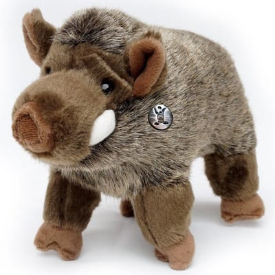 Zacht Pluche Knuffel Dier Wild Zwijn 26 cm