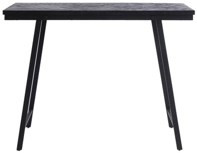 Visgraat Hoge Tafel - Zwart - 140 cm - Bazar Bizar