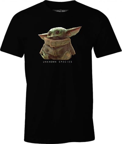 The Mandalorian - Long Black Men's T-shirt The Child Logo - XXL