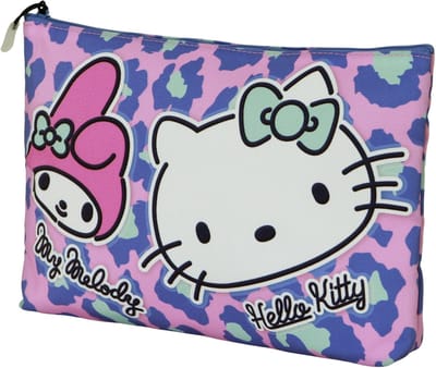Karactermania - Sanrio - Hello Kitty - Safari - Zon - Toilettas - Etui met rits - Reisetui - Roze