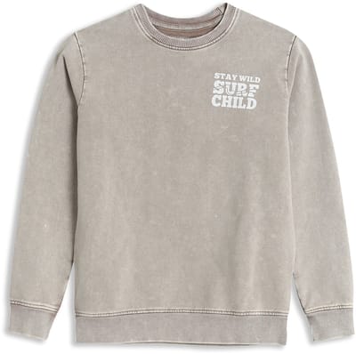 4PRESIDENT Sweater jongens - Sand - Maat 98 - Jongens trui