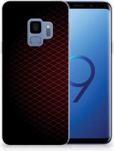 Samsung Galaxy S9 TPU bumper Geruit Rood