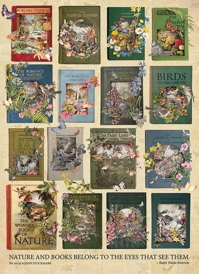 Cobble Hill legpuzzel natuur boeken - 1000 stukjes puzzel volwassenen.