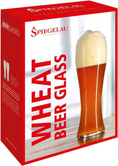 Spiegelau Beer Classics Hefeweizenglas, set van 2, bierglas, tarweglas, kristalglas, 700 ml, 4991685