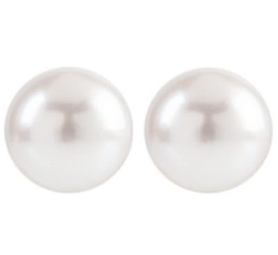 100 -Plak oorbellen -Parel -5 mm- geen gaatje- Charme Bijoux