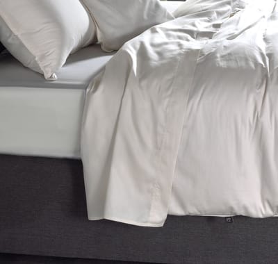Zohome Satinado Laken - Eenpersoons - Katoensatijn - 160x290cm - Off-White