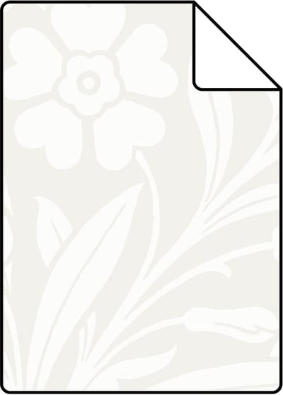 Proefstaal Origin Wallcoverings behang bloemen gebroken wit - 26,5 x 21 cm - 346635-S