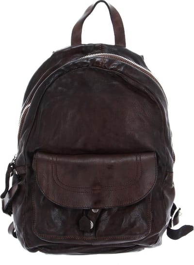 CAMPOMAGGI Leren Vrije tijd rugzak Rugzak Backpack Moro Bruine