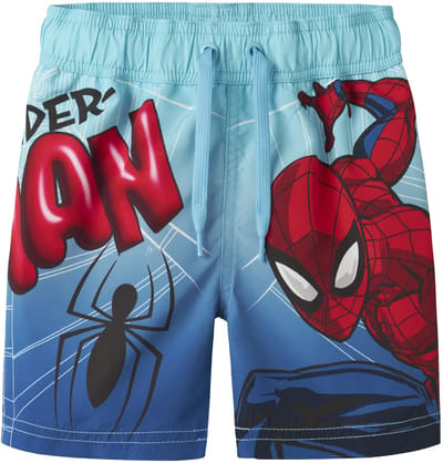 NAME IT - NMMMALTE SPIDER LONG SWIMSHORTS MAR - Jongens - Badpakken
