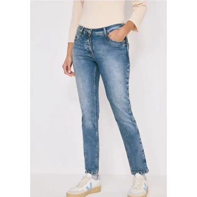 Slim fit jeans met detail