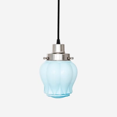 Hanglamp aan snoer Eden Misty 20's Nikkel - Art Deco Trade