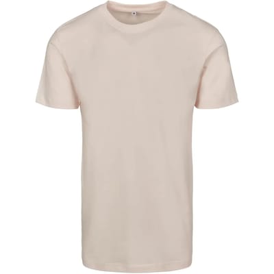 Build Your Brand - Rond Hals T-Shirt - Pink Marshmallow maat 3XL