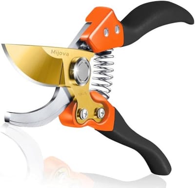 Ergonomische Snoeischaar voor Perfecte Tuinverzorging - SK5 Roestvrij Staal, Teflon Coating