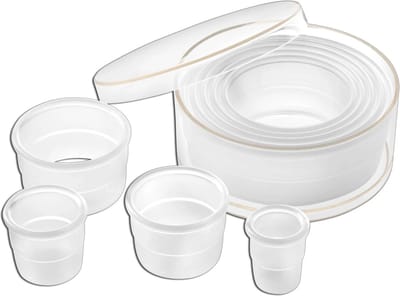 Déglon Set van 9 ronde uitstekers – Hittebestendig polyamide – Voor bakken en serveren – Tot 220°C