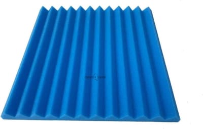 Akoestische Schuimpanelen - Geluidsisolatie Panelen - Geluidsverbetering Kamer - Geluidsabsorberend Spons - 24 Stuks - Blauw