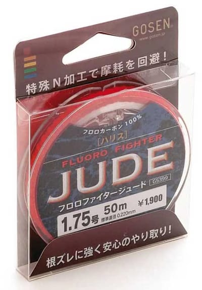Gosen Fluoro Fighter Jude Flurocarbon 40 M Rood 0.370 mm