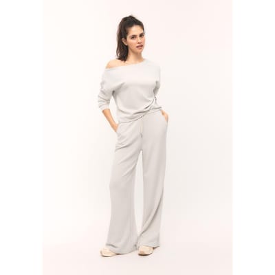 Stradivarius Palazzo jogger met zachte touch  Steen M