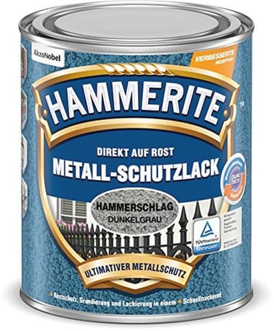 Effectlak Donkergrijs - 750 ml voor Roestbescherming en Metalen
