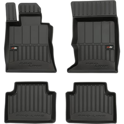 FROGUM PROLINE Automatten - Geschikt voor ALFA ROMEO GIULIA AWD (vanaf 2015) - 4-delig - TPE Rubber - Zwart