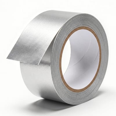 Dailygoods- Afdichtingstape waterdicht - Aluminium tape hittebestendig - Isolatietape - 5 cm x 20 m - Voor ventilatiebuizen - Duurzame hechting