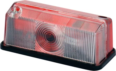 Carpoint Breedtelicht 12 Volt Rechthoek 95 Mm Rood/wit