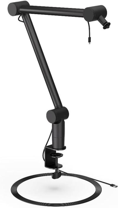 Microfoon Arm - Studiesteun - Opnemen Podcast - 360 Graden Rotatie - Tot 63 mm - Zwart