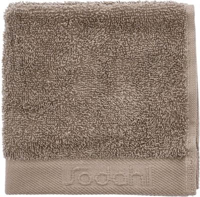 Södahl organic Comfort Waslap 30 x 30 cm Taupe
