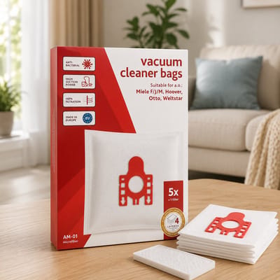 Microvezel Stofzuigerzakken 5 stuks + 1 filter – Geschikt voor Miele FJM – Compatibel