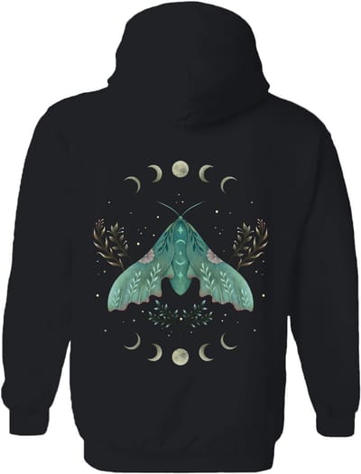 Mot Luna And Moth The Coloured House Hoodie XXL