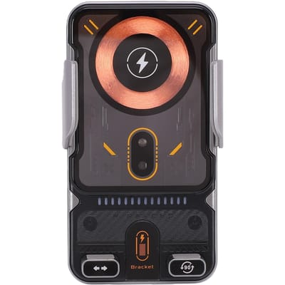 Draadloze Auto Oplader Telefoonhouder Automatische Klem 15W Snel Opladen 90 graden Rotatie Magnetische Inductieve Auto Telefoon