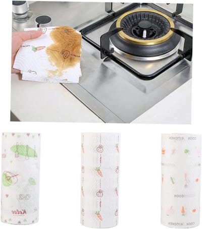 Keukenpapier Rol - Papieren Handdoeken - Huishoudelijk Gebruik - Sterk Absorberend - 23x10x10cm - Wit